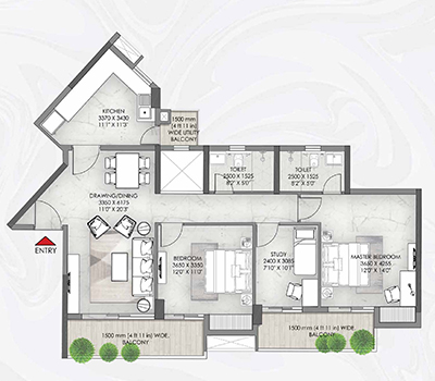 3BHK
